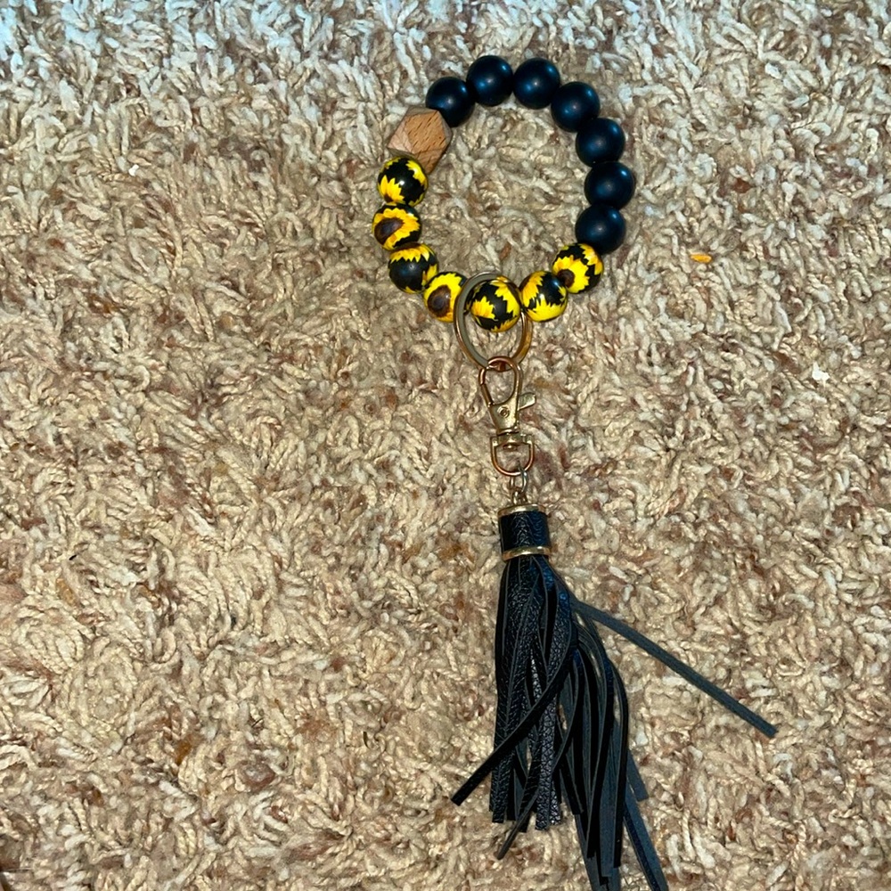 Sunflower Keychain